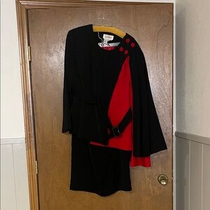 Black and Red Women's Dress